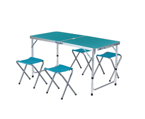 Bàn gấp bằng thép không gỉ và nhôm hiện đại, tiện dụng cho các hoạt động ngoài trời như đi biển, đi bộ đường dài, cắm trại - Product Image 5