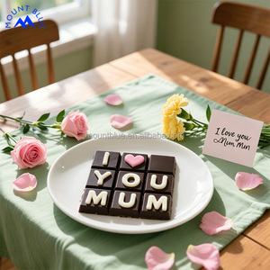 Caja de Regalo de Chocolate con Diseño de Corazón y Letras con la Frase "Te Amo Mamá" para el Día de la Madre, Venta al Por Mayor - Product Image 1