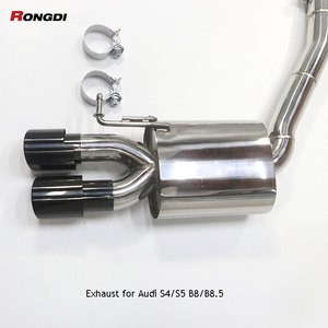 Échappement Catback Valvetronic de haute qualité pour Audi <span class=keywords><strong>S4</strong></span> S5 <span class=keywords><strong>B8</strong></span> <span class=keywords><strong>B8</strong></span>.<span class=keywords><strong>5</strong></span> 3.0T 2007-2017 Silencieux à soupapes Télécommande avec embouts d'échappement - Product Image 3