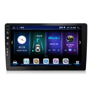High quality car dvd player 9" big screen car audio universal no dvd Ultra-thin Android car player with 360 park BT5.0 WiFi MAP