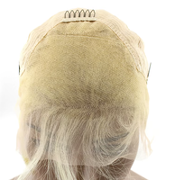 Perruque Bob Blonde 613, Dentelle Transparente HD 13x4, Densité 150%, Cheveux Humains Vierges Pré-Pluckés, Sans Colle, Prête à Porter