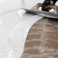 Peinture époxy pour sols en sable coloré, autolissante, rénovation de carrelage et de ciment, imperméable et résistante à l'humidité, effet marbre