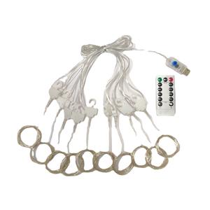 Guirlande lumineuse LED <span class=keywords><strong>Greenlantern</strong></span> pour fenêtre, 3m, IP44, 8 modèles, pour jardin, USB, décoration de Noël et de fêtes - Product Image 6