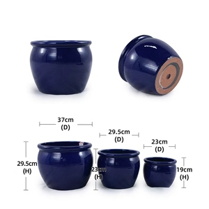 पेशेवर कारखाने थोक सिरेमिक टेराकोटा फूल बर्तन और प्लांटर्स - Product Image 2