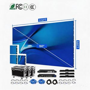 Waterdichte P2.6 P3.91 LED-wand, verplaatsbaar LED-scherm voor reclame, video-wall, binnen en buiten, COB-stage achtergrond, LED-display scherm - Product Image 1