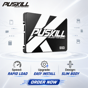 PUSKILL 1TB 2.5 นิ้ว SATA SSD ไดรฟ์โซลิดสเตทภายในแบบรวดเร็ว ขนาดบาง สำหรับคอมพิวเตอร์ตั้งโต๊ะ - Product Image 1