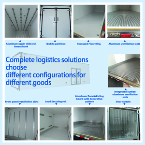 Camions de refroidissement alimentaire mobiles avec congélateur et réfrigérateur pour les pièces de <span class=keywords><strong>carrosserie</strong></span> de camion de crème glacée poisson légumes - Product Image 2