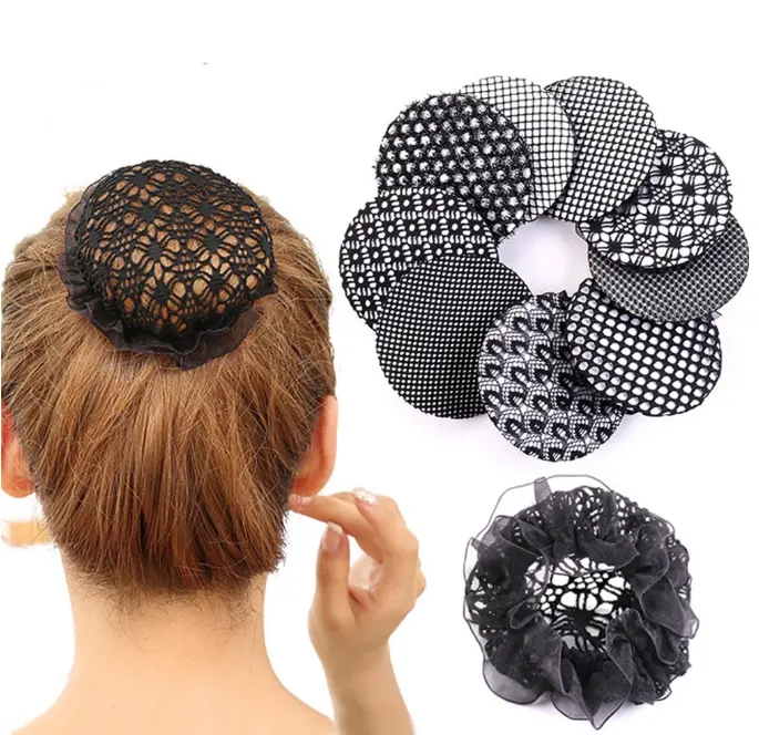 Women Fashion Hairnet Headwear Ballet Disk Hair Snood Nets For Wigs Invisible Dancing Sporting Hair Net Hair Accessories