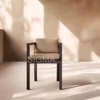 Mesa de Comedor Contemporánea de Madera de Teca Sólida, Rectangular, para Interiores y Exteriores, Muebles Modernos para el Hogar y Restaurantes, Hechos a Mano, Duraderos, Tamaño Personalizado