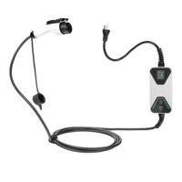 Estación de Carga Portátil para Vehículos Eléctricos GBT de 3.6kW CA, Enchufe de Carga Rápida, Corriente Ajustable de 6-16A, con WiFi, Entrada de 220V