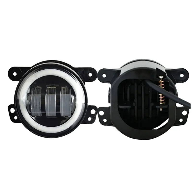 Licht Voor Jeeps 4Inch 30W Mistlicht Wit Halo Geel 24V 12V Led Mistlamp Waterdicht