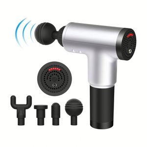 Pistola de Masaje Profesional con Vibración, Pantalla Táctil LCD, 6 Cabezales de Masaje, 5 Niveles de Velocidad, 10 mm de Amplitud, Masajeador Eléctrico Corporal de Músculos Profundos - Product Image 2