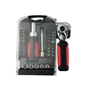 Repair <strong>Hand</strong> <strong>Tool</strong> 40 Pcs Stubby Ratchet Socket Wrench <strong>Tool</strong> <strong>Set</strong> - Product Image 2