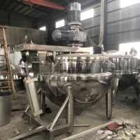 Autocuiseur industriel automatique en acier inoxydable à vapeur et à gaz haute pression de 200L à 800L, marmite de cuisson haute pression commerciale pour la viande