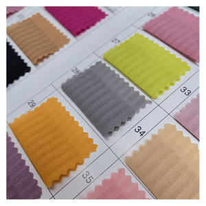 Primavera estate colori del tessuto disponibili 100% poliestere morbido sexy striscia di tessuto <span class=keywords><strong>chiffon</strong></span> per le donne panno - Product Image 3