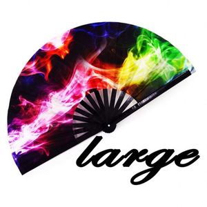 Abanico Plegable de Bambú Tallado a Mano, Ecológico y Económico 2023, Personalizado, Tradicional, de Plástico, 33cm, para Publicidad - Product Image 5