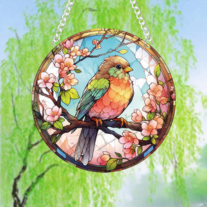 Atrapasoles de Estilo Moderno con Diseño de Luna y Sol, Colgante Acrílico al por Mayor, Decoración para Ventanas, Hogar y Jardín, Artesanía Natural, Decoración del Hogar, China - Product Image 6