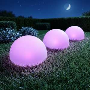 Lampe LED décorative suspendue en forme de demi-sphère, multicolore, télécommandée, étanche IP54, pour l'extérieur, idéale pour le <span class=keywords><strong>Nouvel</strong></span> <span class=keywords><strong>An</strong></span> - Product Image 1