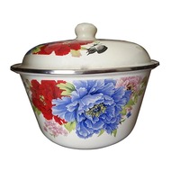 Soupière Traditionnelle Vintage Écologique en Émail, Bol de Lavage Alimentaire, Assiette en Acier Métallique Personnalisée, Ustensiles de Cuisine, Vaisselle, Soupières
