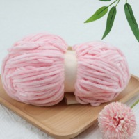 Crochet Cotton Fancy Spun Knitting Chenille Threadsoft Printed Super Chunky Yarn Factory Direct Sales Crochet 100g Yarn