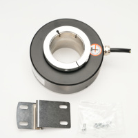 JSK9040 40mm Encodeur à arbre creux, encodeur rotatif optique incrémental de qualité industrielle, options d'interface multiples, 1000PPR
