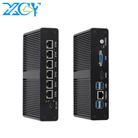 Pare-feu sans ventilateur PC 6 LAN Intel Pentium 4405U DDR4 I211 NIC WOL PXE Boot 3G 4G LTE Linux Pfsense Mini routeur ordinateur