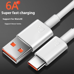 Nhà Máy Bán buôn Chất lượng cao 6A siêu nhanh sạc cáp dữ liệu Type-C Flash Charger 66 Wát ngân hàng điện <span class=keywords><strong>USB</strong></span> TPE trường hợp đối với iPhone - Product Image 3