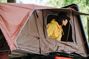 <span class=keywords><strong>Skycamp</strong></span> Mini Dachzelt für Autos mit Einem Schlafzimmer, Canvas SUV Dachgepäckträger-Anbau mit Gerader Verstrebung zum Camping - Product Image 6