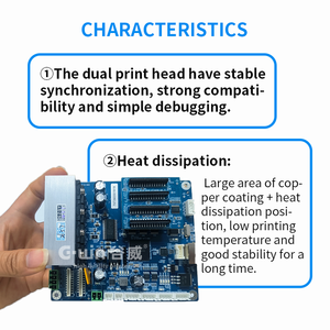 บอร์ดหัว Xp600คู่ hoson สำหรับชิ้นส่วนเครื่องพิมพ์ ECO ตัวทำละลาย DTF - Product Image 5