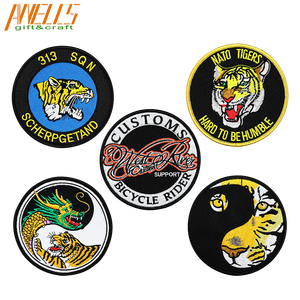 Applique toppa in tessuto artigianato fai da te decorazione vestiti forniture per cucire ferro su toppe per riparazione di abbigliamento fai da te Patch ricamata - Product Image 1