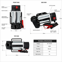 Distributeur de carburant diesel 300W 50L/min 12V 24V électrique pour engins de construction, ravitaillement rapide, OEM