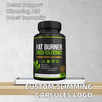 Capsules amincissantes personnalisées en gros avec logo Garcinia Thé vert Détox Beauté Soutien immunitaire et antioxydant pour adultes
