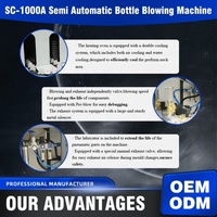 Máquina Souflage De Bouteilles Máquina para hacer botellas Nueva máquina de soplado semiautomática