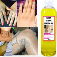 Huile Exfoliante Jaune Marque Blanche Aloe Vera Beurre de Karité Extra Forte Blanchissante Éclaircissante pour le Corps Élimine les Peaux Mortes