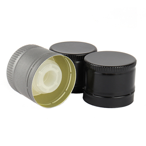 Tapas de plástico a prueba de manipulaciones, tapa de aluminio, tapa de rosca de Metal, tapa de aceite de oliva de 31,5*24mm con plástico - Product Image 1