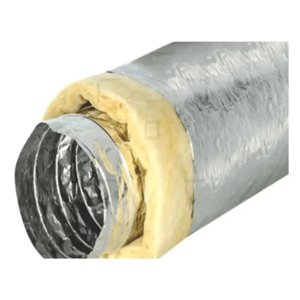 Isoking 24 дюйма гибкий воздуховод стальной проволоки 1200 мм туннельный гибкий воздуховод труб