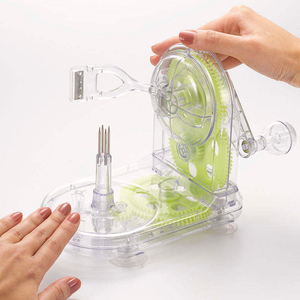 Éplucheur manuel multifonctionnel super rapide en plastique pour pommes, pommes de terre et fruits - Product Image 4