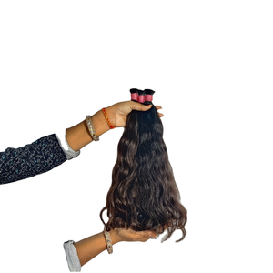 Extensiones de cabello humano indio virgen y recto sedoso de la mejor calidad para mujeres, venta a granel de proveedor de Vietnam - Product Image 1