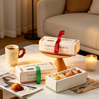 Boîtes à biscuits de luxe de qualité alimentaire avec impression de logo personnalisé, boîtes à macarons, boîtes à chocolats, boîtes à beignets avec tiroir
