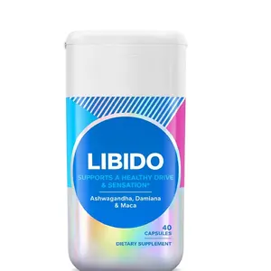 Le capsule di Libido di vendita calda aumentano il desiderio con Ashwagandha vegetariano, integratore per le donne 40 capsule