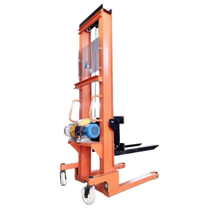 Apilador de palés de montacargas eléctrico personalizado de 1 tonelada con motor de CA Carretilla elevadora enchufable de carga automática - Product Image 6