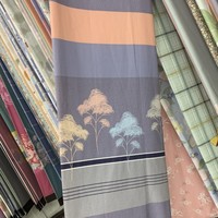 Kain Katun 100% Sisir Tenun Polos Bermotif untuk Sprei dan Selimut Rumah Gaya Baru untuk Anak Perempuan & Laki-laki