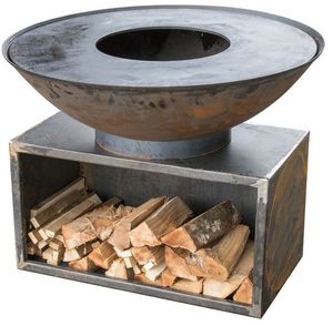 Barbecue de jardin en acier, cercles artificiels, plaque de cuisson pour le foyer - Product Image 2