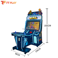 Machine d'arcade verticale en métal avec mode VS, plus de 4000 jeux, tournois de jeu compétitifs, 2 joueurs