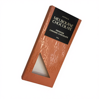 Boîte en papier pour barre chocolatée avec fenêtre, personnalisée, avec gaufrage à chaud en feuille d'or, impression UV spot, lamination mate de luxe, qualité alimentaire, à rabat