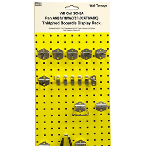 Support d'outils perforé à trous carrés Pan Cheng, épaissi, avec crochet incliné unique, pour affichage d'accessoires - Product Image 3