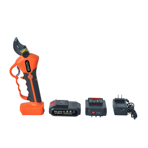 Vente en gros sécateur électrique sans fil 21V sans fil avec batterie au lithium 2 Ah rechargeable 2 pièces pour couper sécateur électrique - Product Image 4