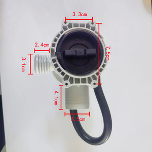 Pompe de vidange pour lave-linge Yuhua 15,7 cm pour lave-linge à tambour Haier TG80-1226ES, moteur de pompe à eau - Product Image 2