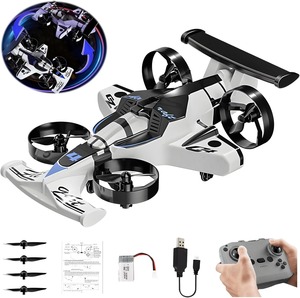 Dron RC, Juguete Volador, Dron de Control Remoto, Vehículo Volador 2 en 1 - Product Image 1