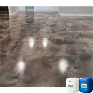 Màu cát thạch anh Sàn epoxy sơn kim loại vật liệu sàn cho ngoài trời chế biến gỗ màu cát cho phong cách <span class=keywords><strong>b</strong></span>ền kết thúc - Product Image 4